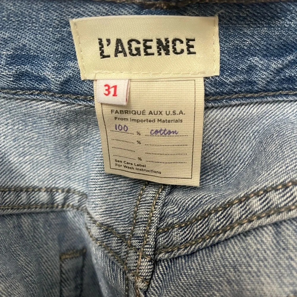 L’ Agence Women's Denim Shorts Size 31 NWT - Picture 4 of 4